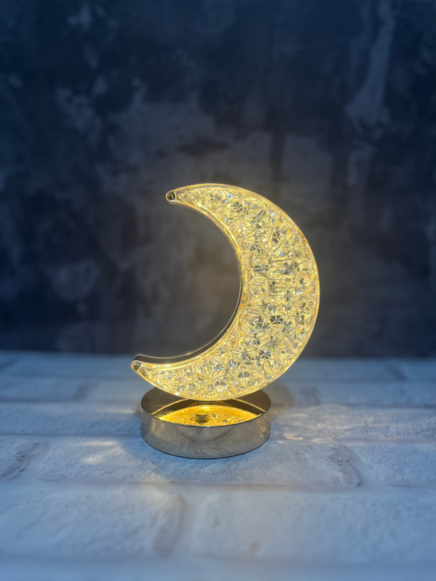 چراغ خواب کریستالی لمسی طرح MOON